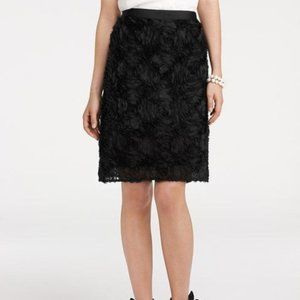 Ann Taylor Rosette Mini Skirt